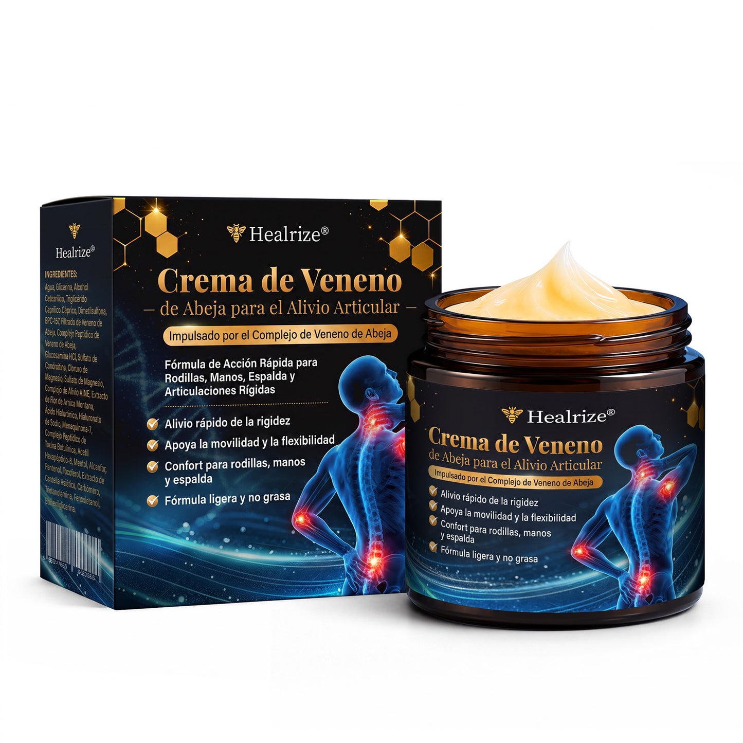 Healrize® Crema de veneno de abeja para articulaciones