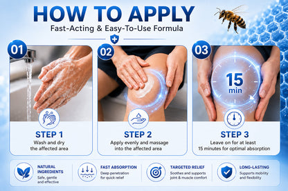 🎁Healrize® Bee Venom Joint Relief Cream 💪💪Targets stiff, sore joints in knees, hands, shoulders, back & more — so you can move easier every day
