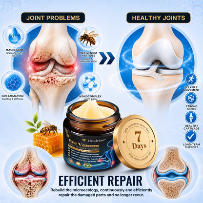 🎁Healrize® Bee Venom Joint Relief Cream 💞Fast-Acting Comfort for Stiff Knees, Hands, Back & Everyday Joint Discomfort.