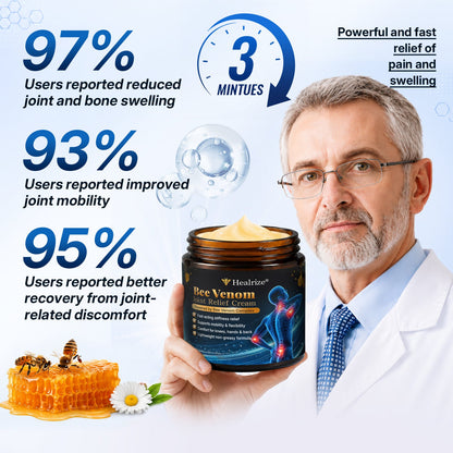🎁Healrize® Bee Venom Joint Relief Cream 💞Targets stiff, sore joints in knees, hands, shoulders, back & more — so you can move easier every day