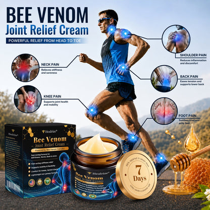 🎁Healrize® Bee Venom Joint Relief Cream 💞Fast-Acting Comfort for Stiff Knees, Hands, Back & Everyday Joint Discomfort.